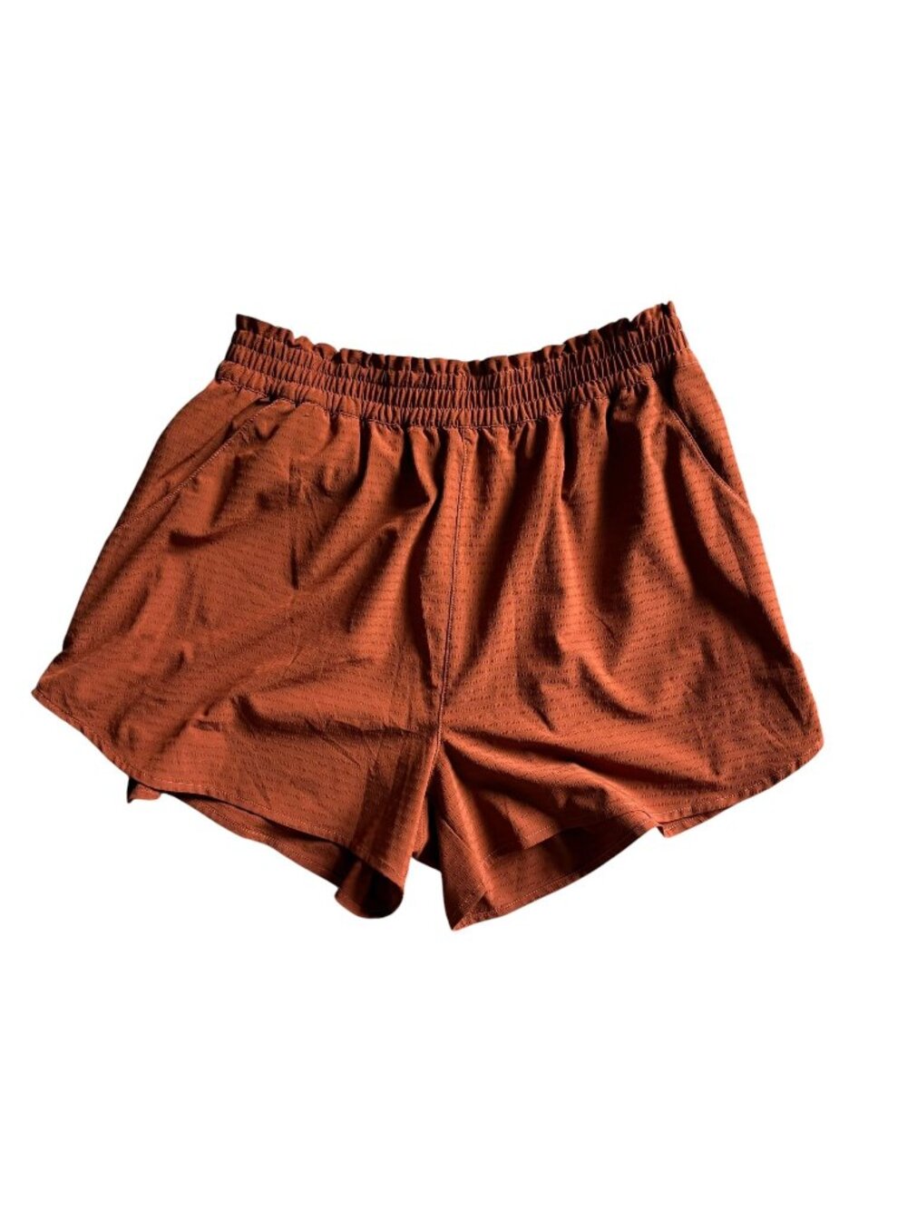 Toad&Co Sunkissed Pull On Shorts Womens SMALL Orange Lightweight Summer